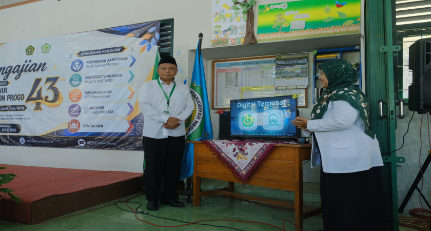 MTsN 5 Kulon Progo Luncurkan PRISMA, Inovasi Presensi Digital Warnai Puncak Harlah ke-43