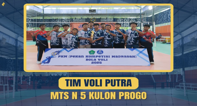 MTsN 5 Kulon Progo Raih Juara 3 Voli Putra pada Pekan Kompetisi Madrasah 2025