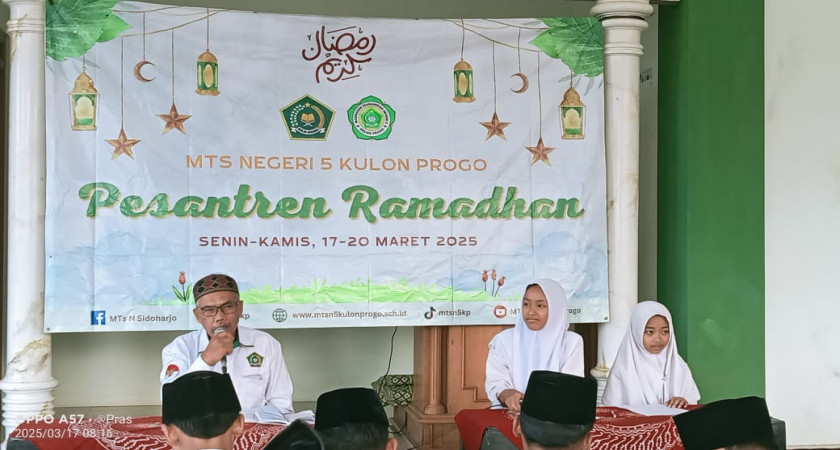 Pesantren Ramadhan MTsN 5 Kulon Progo: Empat Hari Penuh Berkah dan Ilmu