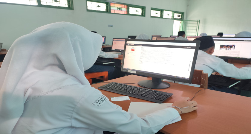 Hari Pertama PP TKA–TKAD Tahap 2, Siswa MTsN 5 Kulon Progo Tunjukkan Kesiapan