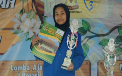 Siswa MTsN 5 Kulon Progo Raih Juara 3 Kaligrafi di Mantigaku Fest
