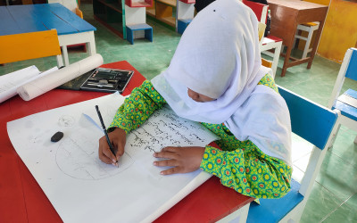 Perpustakaan Baitul Hikmah Jadi Ruang Nyaman Murid MTsN 5 Kulon Progo Persiapkan PKM