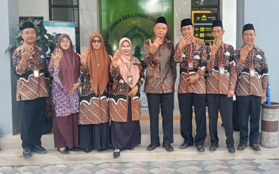 Perkuat Sinergi di Hari Lahir, MTsN 5 Kulon Progo Gelar Audiensi dengan Kakankemenag