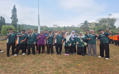 Semarak Haornas 2026, Guru dan Tendik MTsN 5 Kulon Progo Ikuti Senam dan Jalan Sehat Bersama