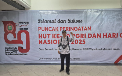 Delegasi DIY dan Guru MTsN 5 Kulon Progo Hadiri Acara Puncak HGN dan HUT PGRI ke-80 di Jakarta
