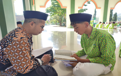 Sentuhan “Klinik Tahsin” di Pesantren Ramadan MTsN 5 Kulon Progo, Bacaan Al-Qur’an Siswa Dibina Lebih Intensif